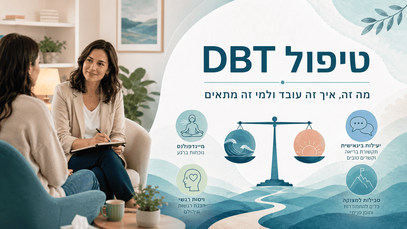 טיפול DBT - מה זה, איך זה עובד ולמי מתאים